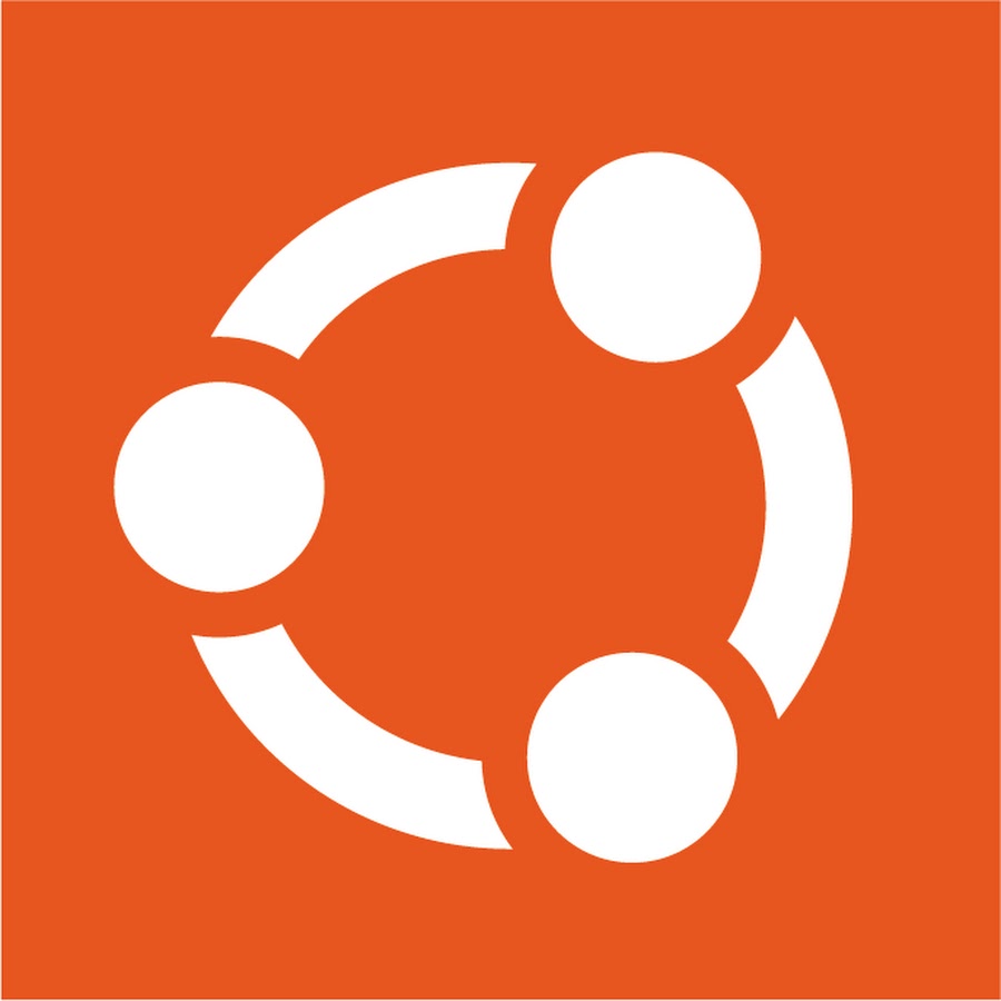 Aquion logo: three white circles connected by curved arcs forming a ring on an orange background