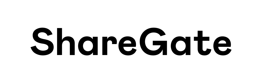 ShareGate logo in bold black text on white background