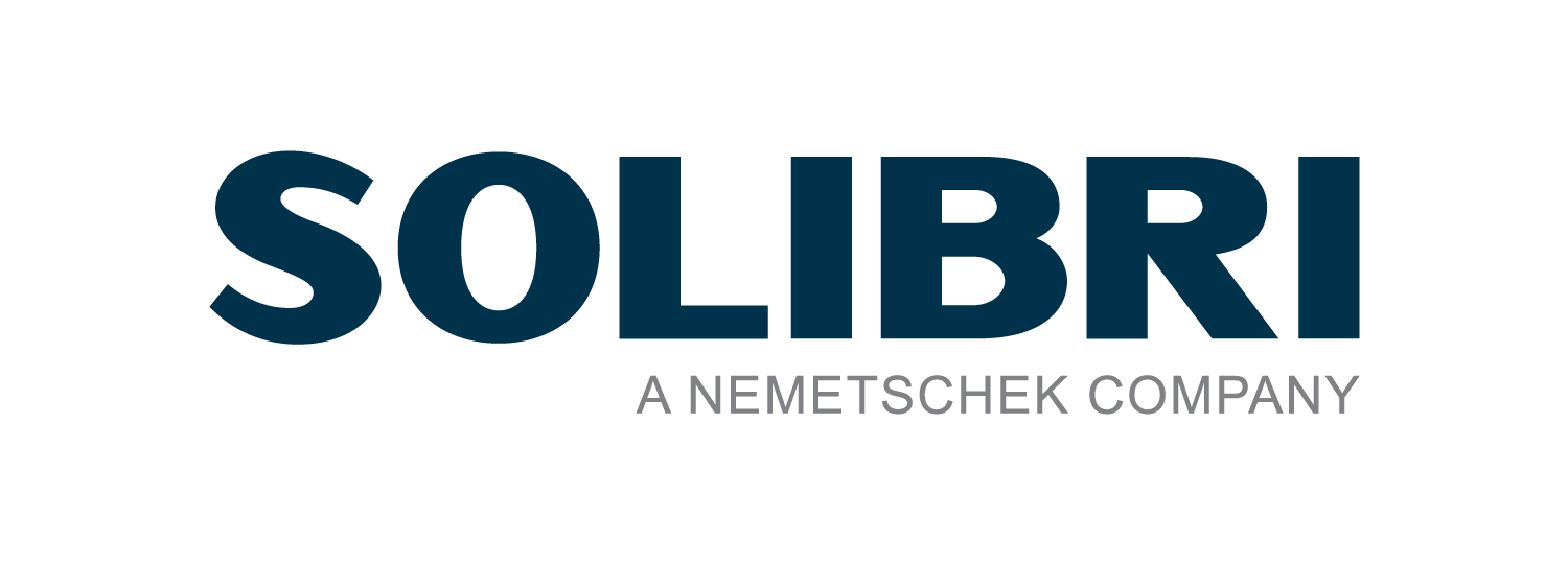 Solibri logo, a Nemetschek Company — BIM quality assurance software for model checking and validation.